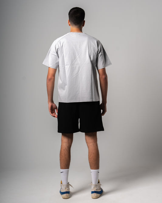 Grey stitch tee
